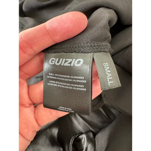 Danielle Guizio Twist Cut Out Bandage Wrap Liquid Mini Dress Black Small - Picture 5 of 5